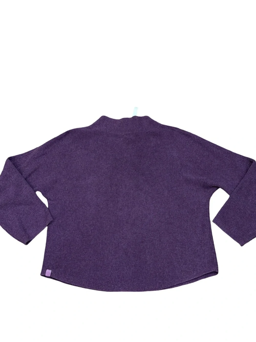 🌟 Lululemon Boxy Cotton-Blend Sweater Heathered Vintage Plum M/L - Picture 14 of 14